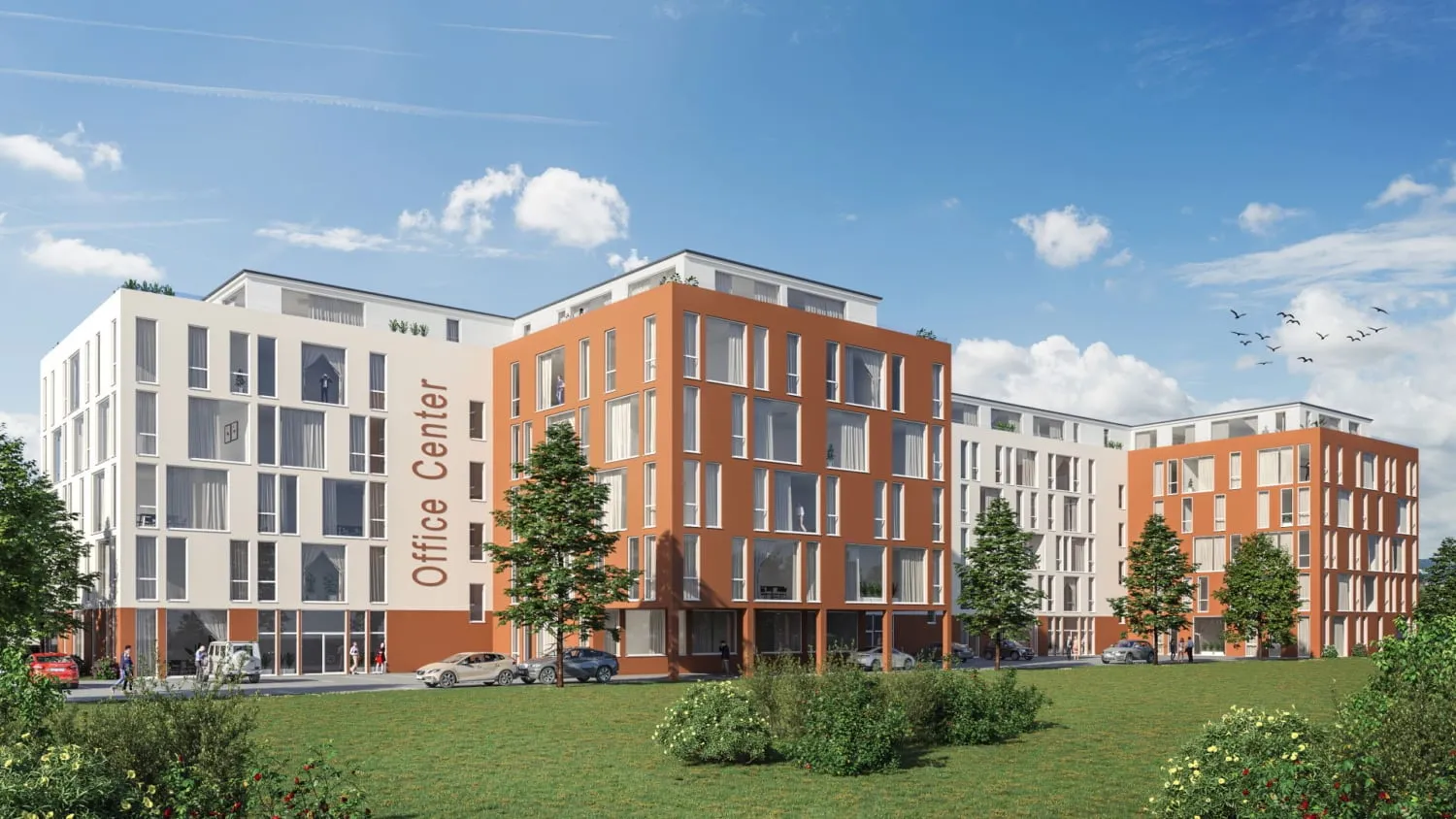 Gewerbeprojekt südlich vom Flughafen Halle/Leipzig – Foto