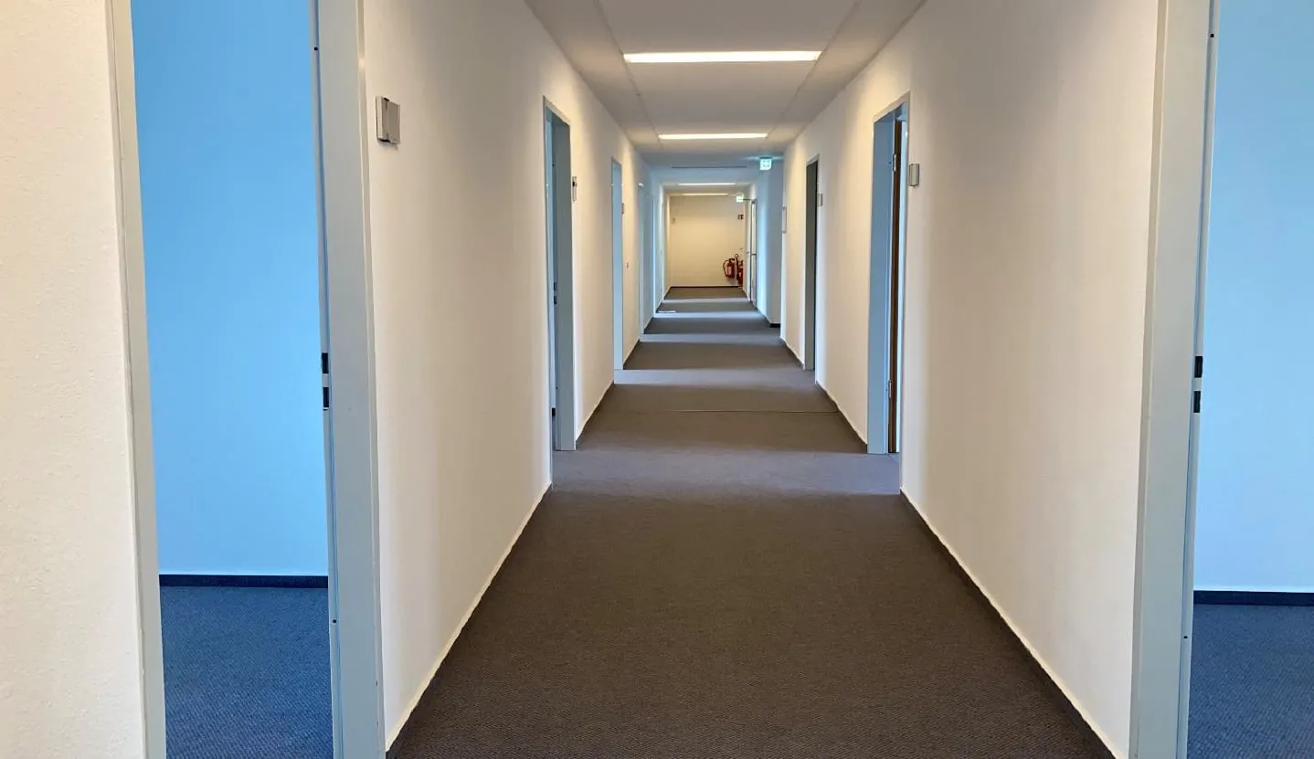 Modernes Bürogebäude in Leipzig – Foto