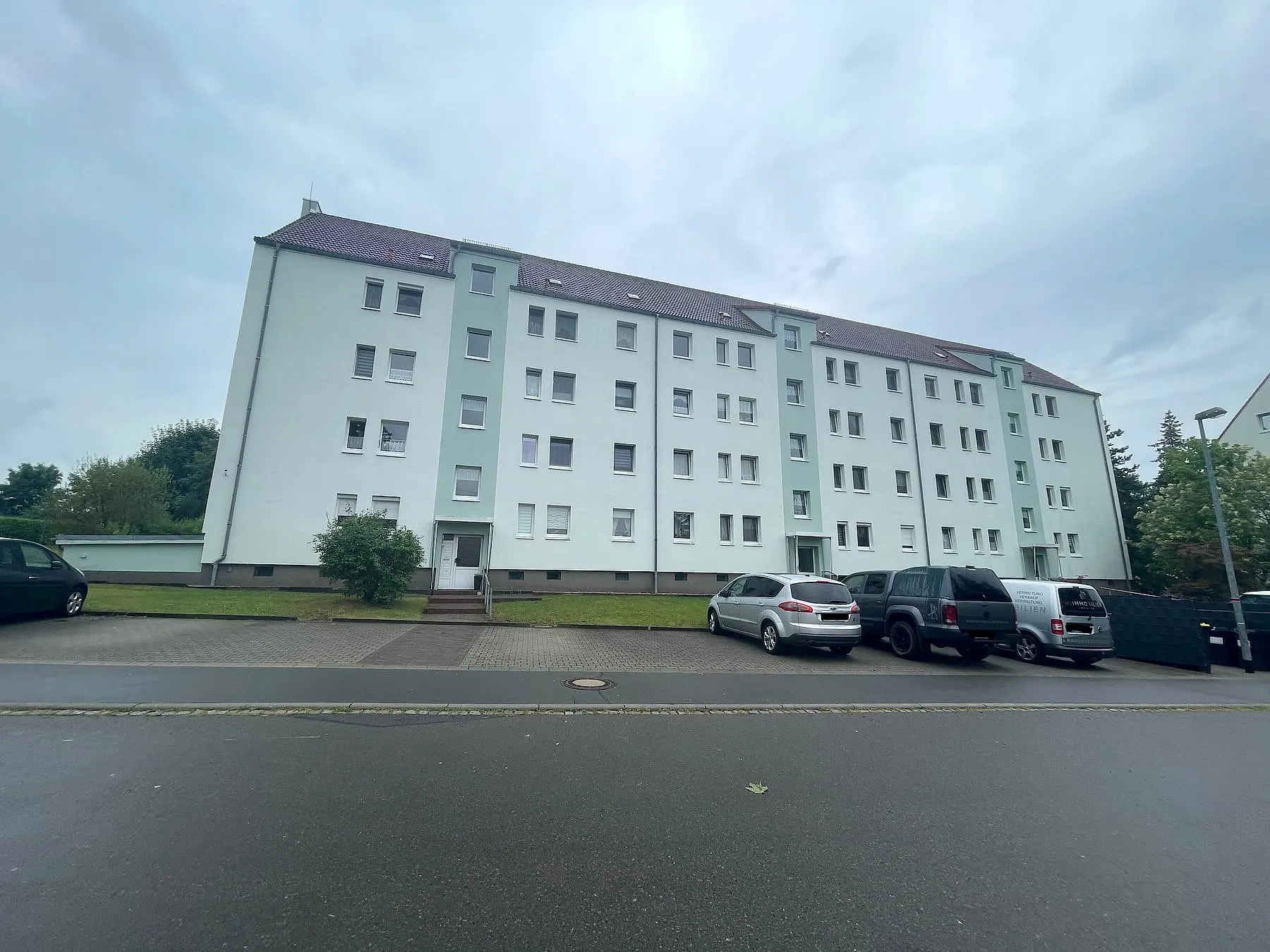 Außenansicht des Mehrfamilienhauses