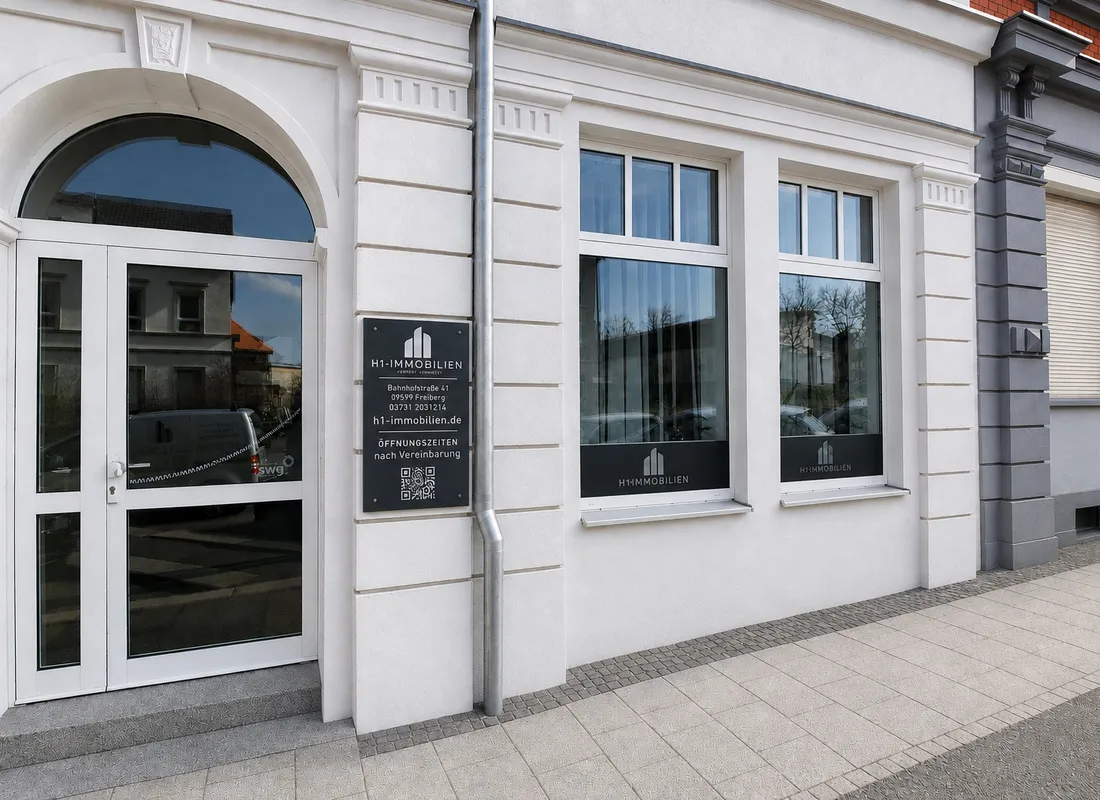 Büro der H1-Immobilien GmbH in Freiberg